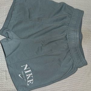 Light Blue Nike Fleece Shorts